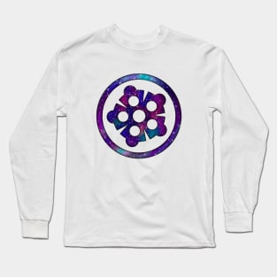 Hamato Clan logo Galaxy Long Sleeve T-Shirt